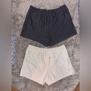 Women's Khaki & Gray Shorts